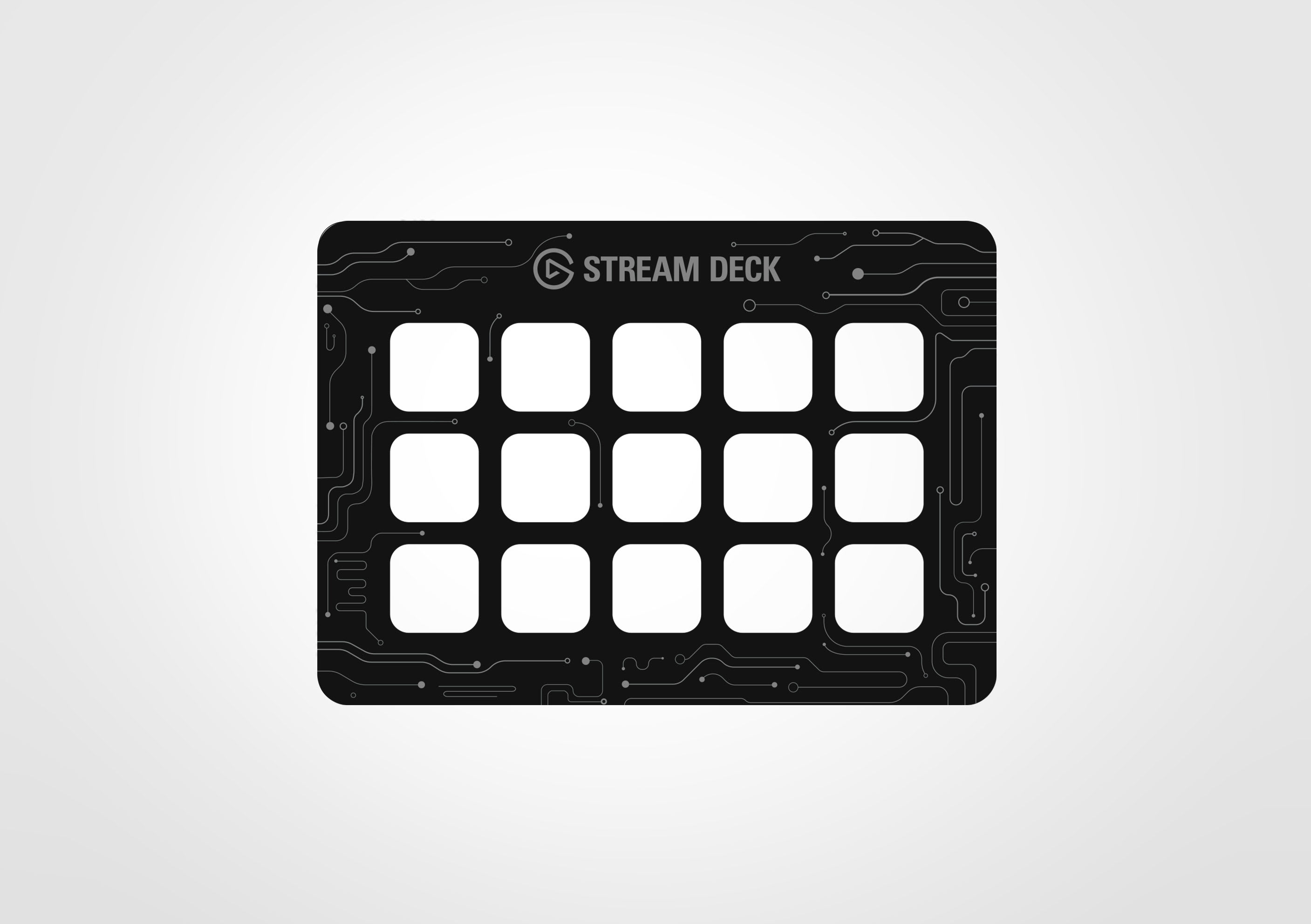 Stream Deck Circuit Board 2.0 Dark Faceplate | Elgato